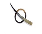 Hair slider barrette, Shawl pin, Hair stick, Scarf pin, Hair Clip, Horn, Tribal, Boho, Natural Hair Accessory, Handmade by MariyaArts