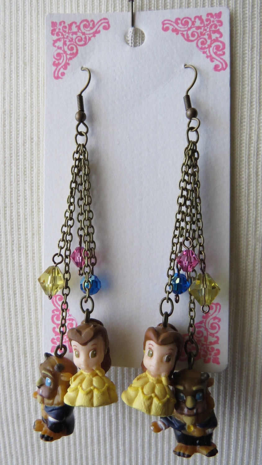 Beauty and the Beast: Tale As Old As Time earrings