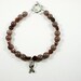 Anti-Gay Bullying Prevention and Awareness Purple Aventurine Healing Gemstone Bracelet