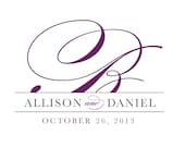 Custom Wedding Monogram / Logo --- Pretty Script No. 8 Collection