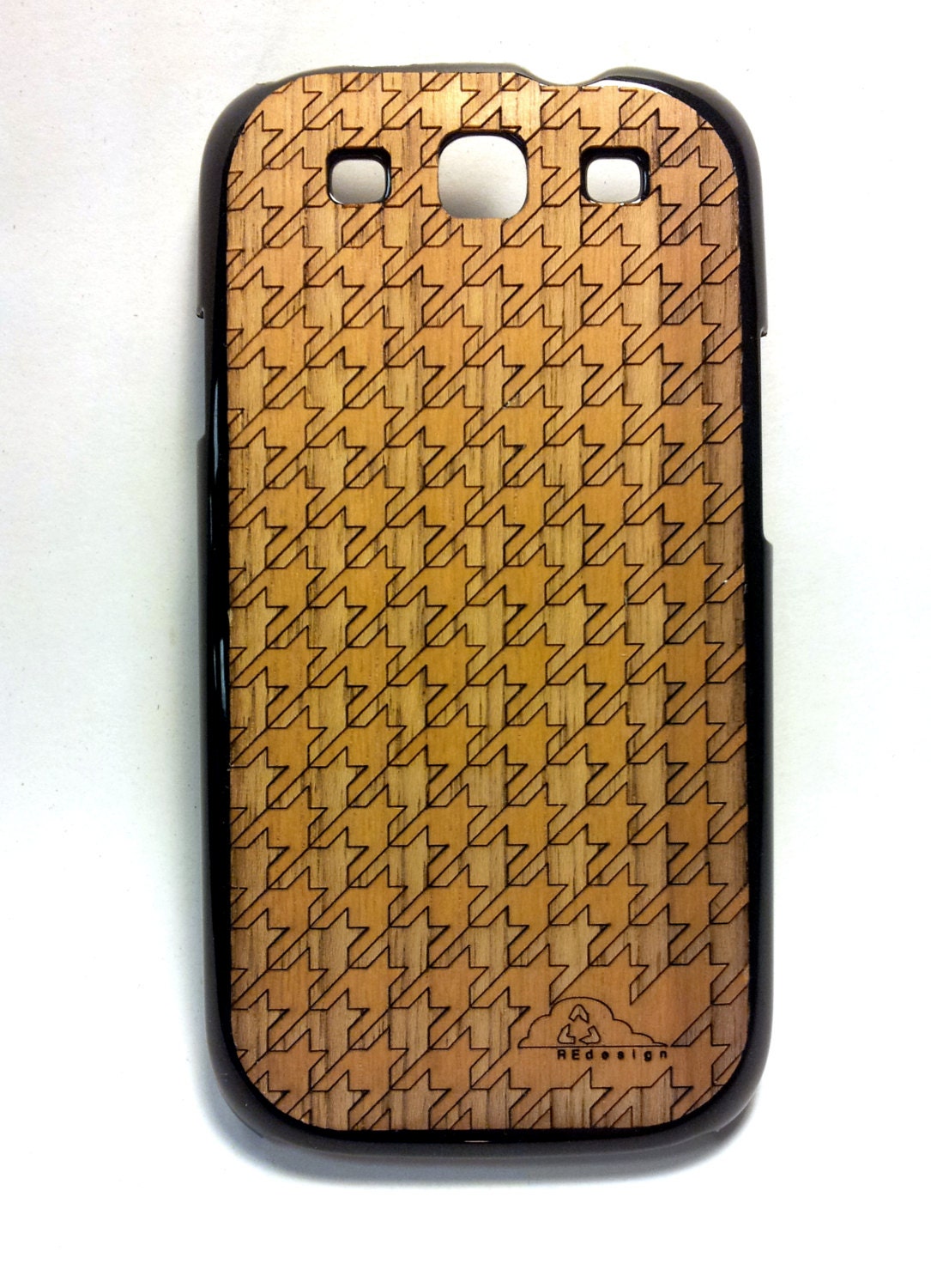 Houndstooth wood Samsung Galaxy s3  Case