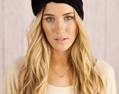 Black Bow Headband Oversized Bow Women's Hair Band Stylish Fashion Turban Wide Jersey Handmade Hair Fashion Headband