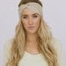 Taupe Turban Headband Stretchy Cotton Workout Fashion Hair Band Women's Fashion Hair Accessories Trendy Headbands (HB-100A)