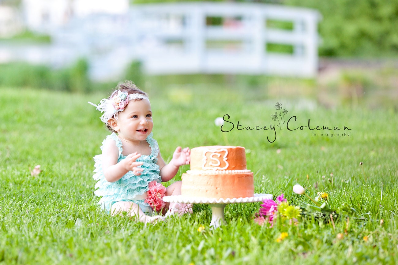 Lace Romper-Couture Baby Outfit-Ruffle Romper-Lace Petti Romper-Cake Smash Outfit-1st Birthday Outfit-Flower Girl-Photo Prop