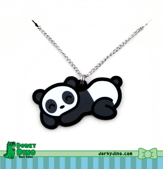 Sleeping Panda Necklace