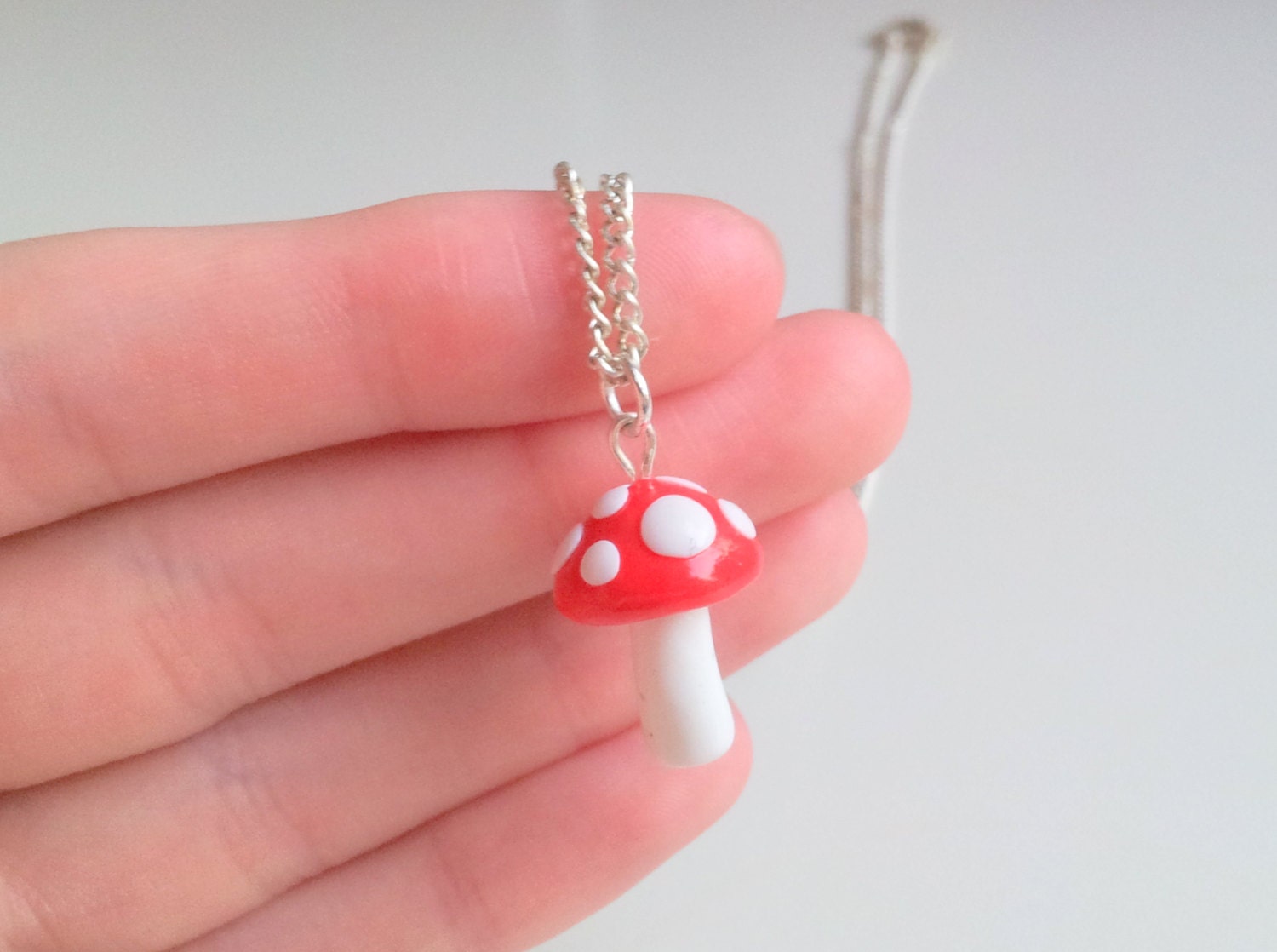 Mini Mushroom necklace