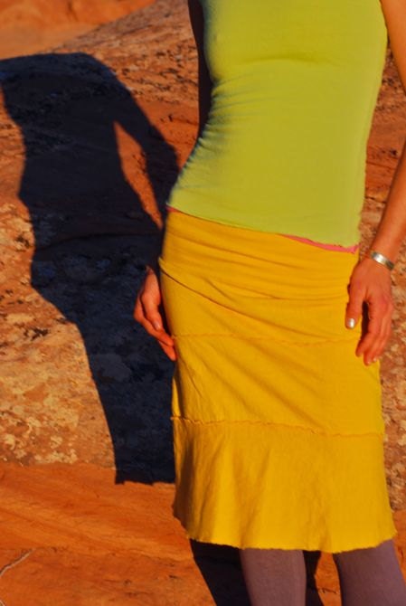 Outside Out Skirt (hemp/organic cotton - organic clothing)