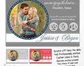 100 Custom Scratch Off Save The Dates