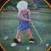 Vintage Princeton Gallery Porcelain Plate - Golf - Daddy's Caddie - Barbara Shipman - Collectibles - Father's Day Gift