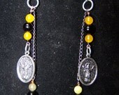 divino nino de colombia, lemon jade earrings