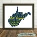 Take Me Home, Country Roads Lyrics - West Virginia Print - Can Do Any Color :)