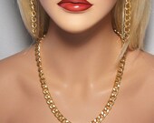 Gold Silver or Gun Metal Necklace and Bracelet Chunky Necklace Statement Jewelry