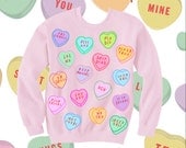 Insult Heart Candy Kawaii Sweatshirt // Pastel Goth // fASHLIN - fASHLINdotcom
