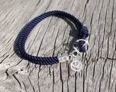 Nautical Rope w/ Small Anchor - The Anchor's Aweigh Bracelet