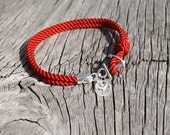 Nautical Rope w/ Small Anchor - The Anchor's Aweigh Bracelet
