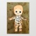 Tattoo Baby Kewpie Doll- 8x6 Art Print