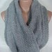 HURRY-Limited Quantity Offer Special Discount Just For 4 Pieces Only Hooded Cowl/Scarf/Neck Warmer/Loop Scarf (Light Gray) by Arzu's Style