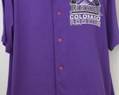 90s Vintage 1992 MLB "COLORADO ROCKIES" Replica Baseball Jersey Sz: X-Large (Men's Exclusive)