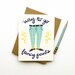 Way To Go Fancy Pants card calligraphy handwriting typography congratulations promotion new job graduation new home funny cute retro