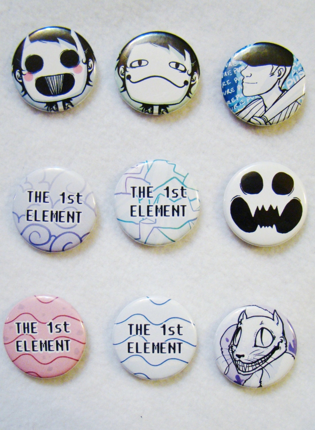 OFF Button Set of 9