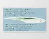 Crocodile - Lewis Carroll Poem Quote - Vibrant Pop Art Photography Print (10" X 7") - "How Doth the Little Crocodile" Wall Art Home Decor