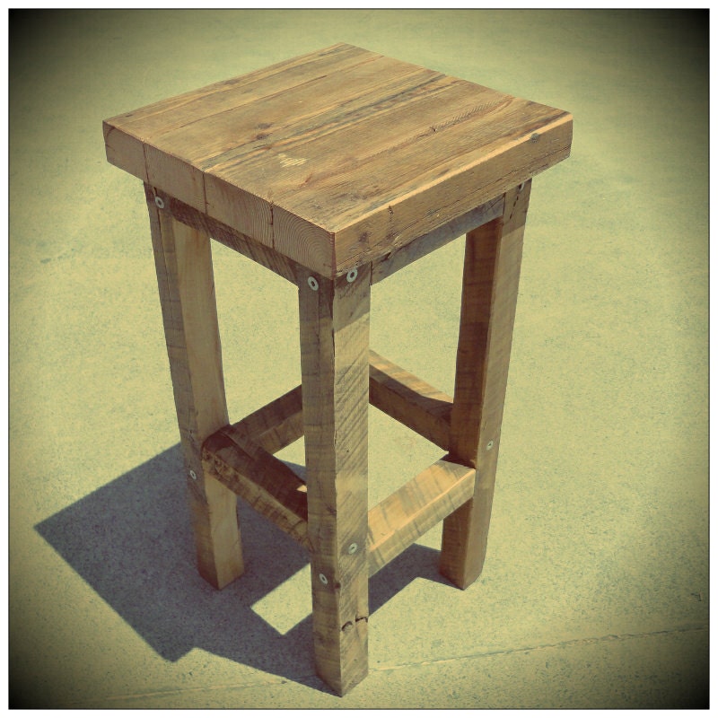 Eco-Friendly Handmade Recycled Chair / Bar Stool - Made From Recycled Old Queenslander Houses