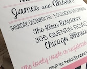 Modern Couples' Shower Invitation CUSTOMIZABLE