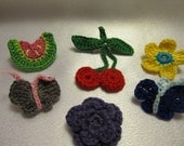 Crocheted Mini Pins