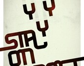 STANDARD SIZE Movie typography print based on a quote from the film Star Wars A New Hope