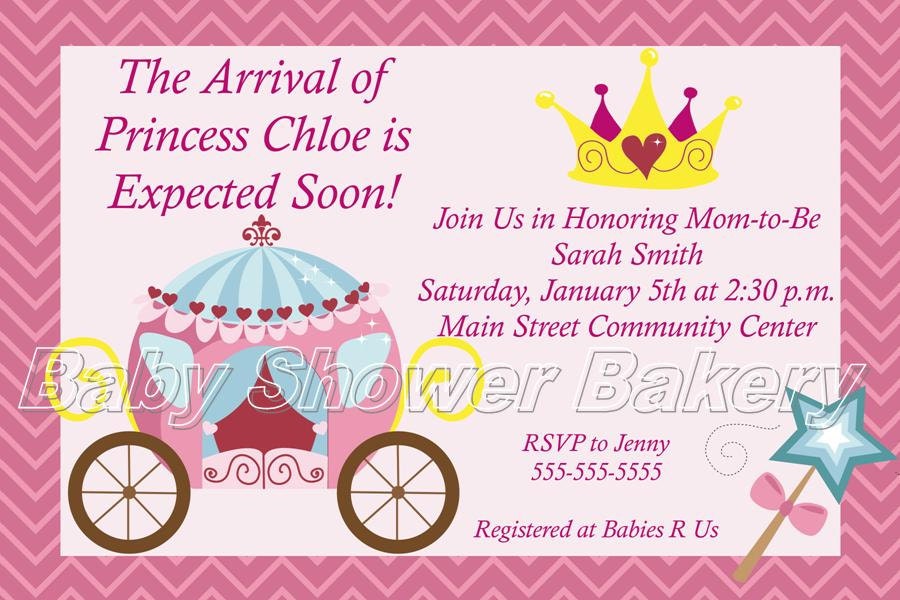 Printable Princess Baby Shower Invitation, Princess Baby Shower Invitation, Baby Shower Invitation for Girl, Baby Princess Baby Shower