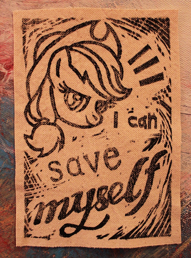 I can save MYSELF Patch featuring Applejack- My Little Pony