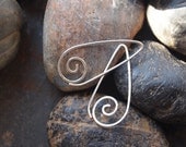 sterling silver spiral earrings