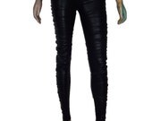 Leggings Leather Look Tights Under Dress Tunic Shiny Pants