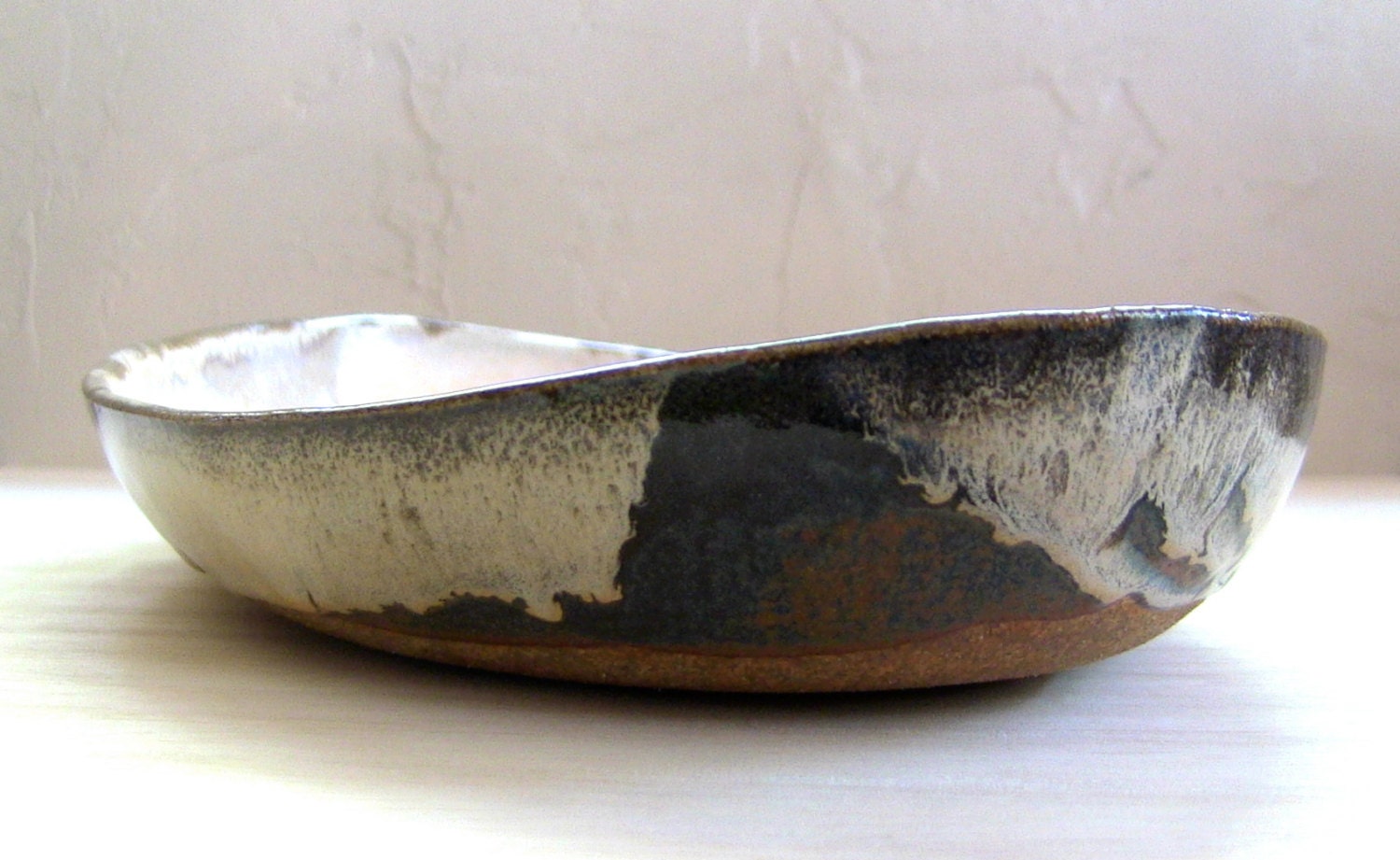 Stoneware Ceramic Serving Bowl - Large Fruit Bowl