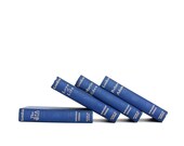 Antique Book Collection - 1912 Jack London Books - Royal Blue Book Set - Blue Books - Old Books - Minimalist Book Decor - VintageScholar