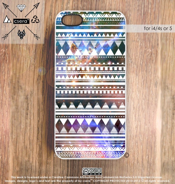 Galaxy i4s Aztec iPhone Case, iPhone5 Case, iPhone 4S Case Tribal Cases Galaxy iPhone Case Silicone Rubber Case, Hard Plastic iPhone Case,
