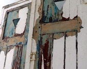 Vintage French Distressed Shutter Doors - OrmstonSaintUK