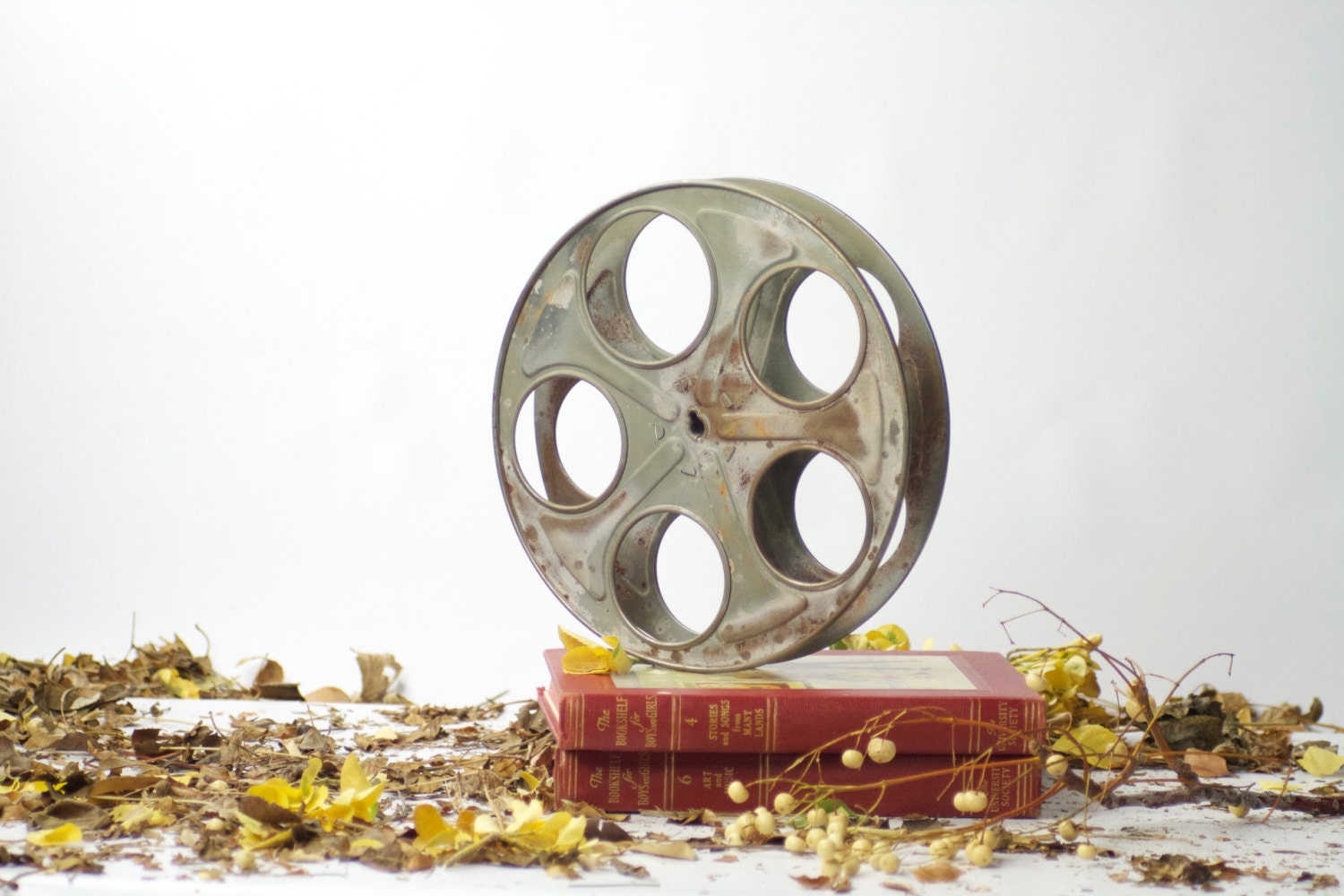 Vintage Movie Reel // Film Memorabilia // Metal Reel