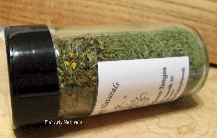 Buy homemade beauty products - Tarragon Dried Kitchen Spice Handmade Housewares Home and Living Decor Glass Spice Jar Bath and Beauty Gourmet Seasoning Gift Man Basket