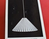 Danish Modern, Never Used "The Pleat Lamp"  Hanging Shade kit from InterDesign, 1960s. Fabulous Retro Wedding Gift