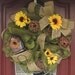 Sunflower Birdhouse Wreath