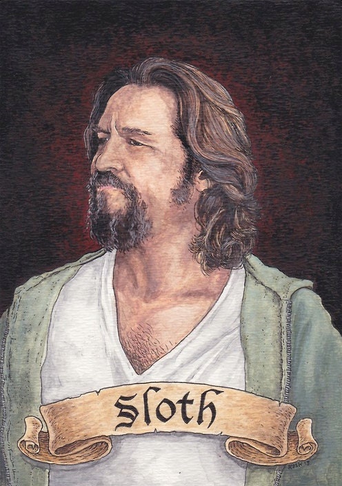 The Dude 8x10 Print from the series 7 Sins