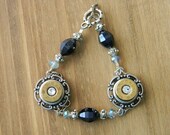 Bullet Bracelet, Bullet Jewelry, Beaded Bracelet, Outlaw Glam