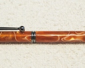 Tangerine Ribbon Clip on Pen Stylus