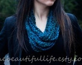 Crochet Infinity Chain Scarf - "Taylor" - Featured at All Blinged Out Cowgirls