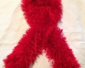 Knitted Eyelash Scarf