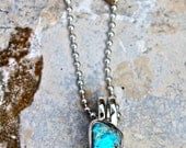 Lilly Barrack Sleeping Beauty Turquoise, Sterling Necklace - N11-3