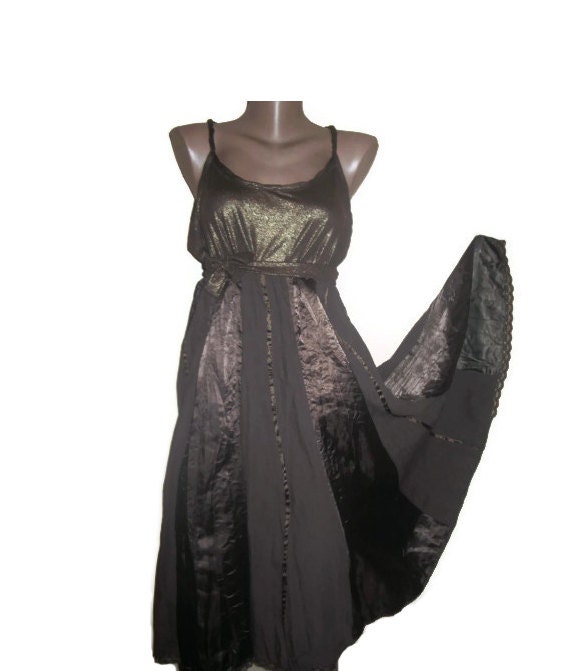 Knee Length Dress, Maternity Dress, Formal Dress, Bow Dress, Brown Bronze, Lace Dress, OOAK