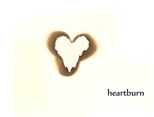 Heartburn Anti-Valentine Greeting Card - AntiValentines