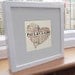 Personalised Word Art. Engagement gift. Bespoke printable wall hanging picture. Romantic love present modern unique typography.